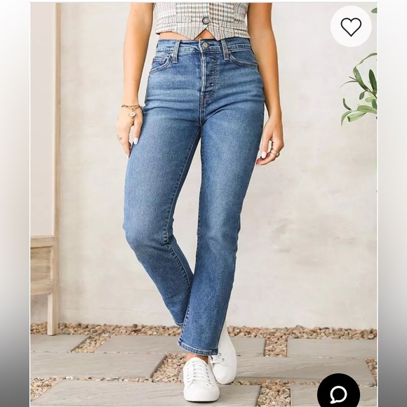 Levi's Wedgie Straight Jeans - Love in the mist color - 30 - Picture 1 of 7